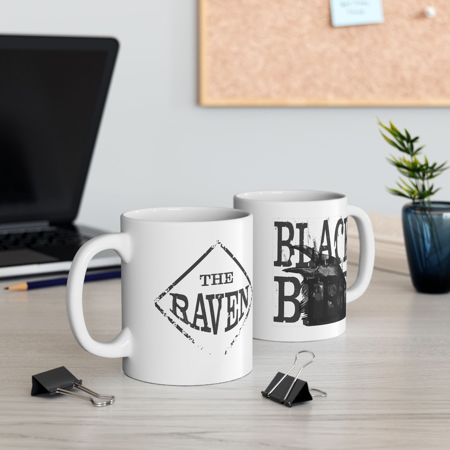 The Raven Ceramic Mug, (11oz, 15oz)
