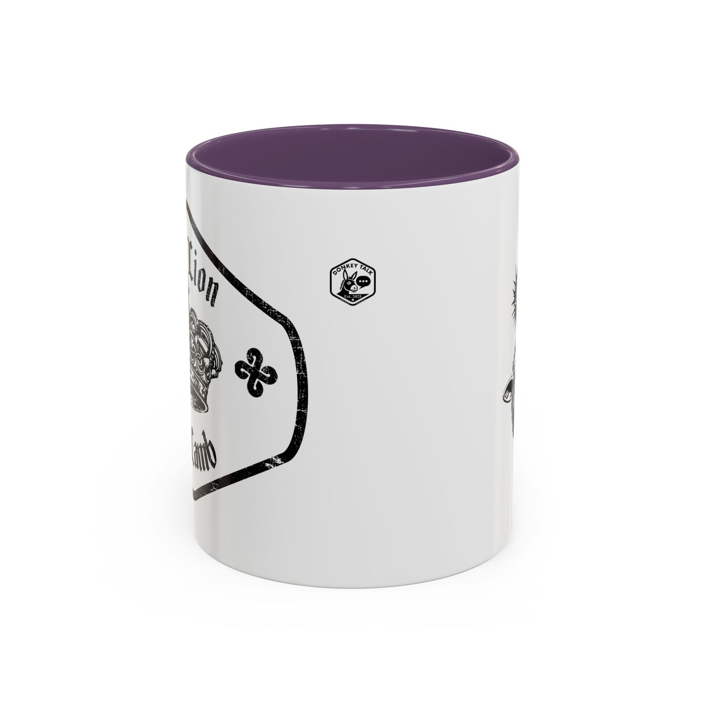 Lion & Lamb Religious Accent Coffee Mug — Crown of Thorns Christian Gift (11/15oz)