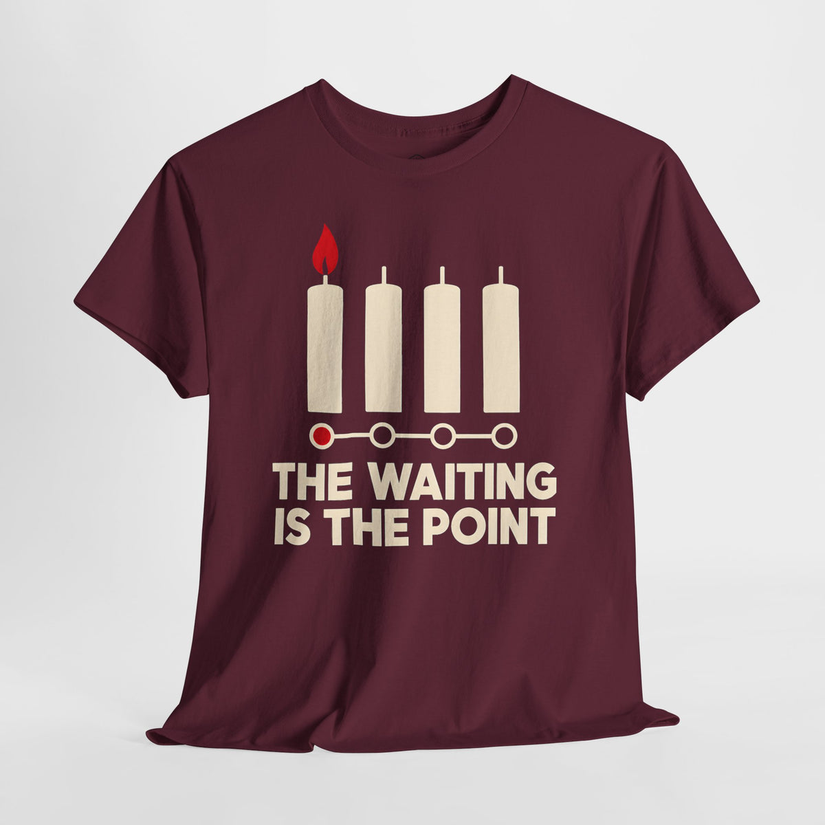 The Waiting Is the Point Advent T-shirt – Donkey Talk graphic tee