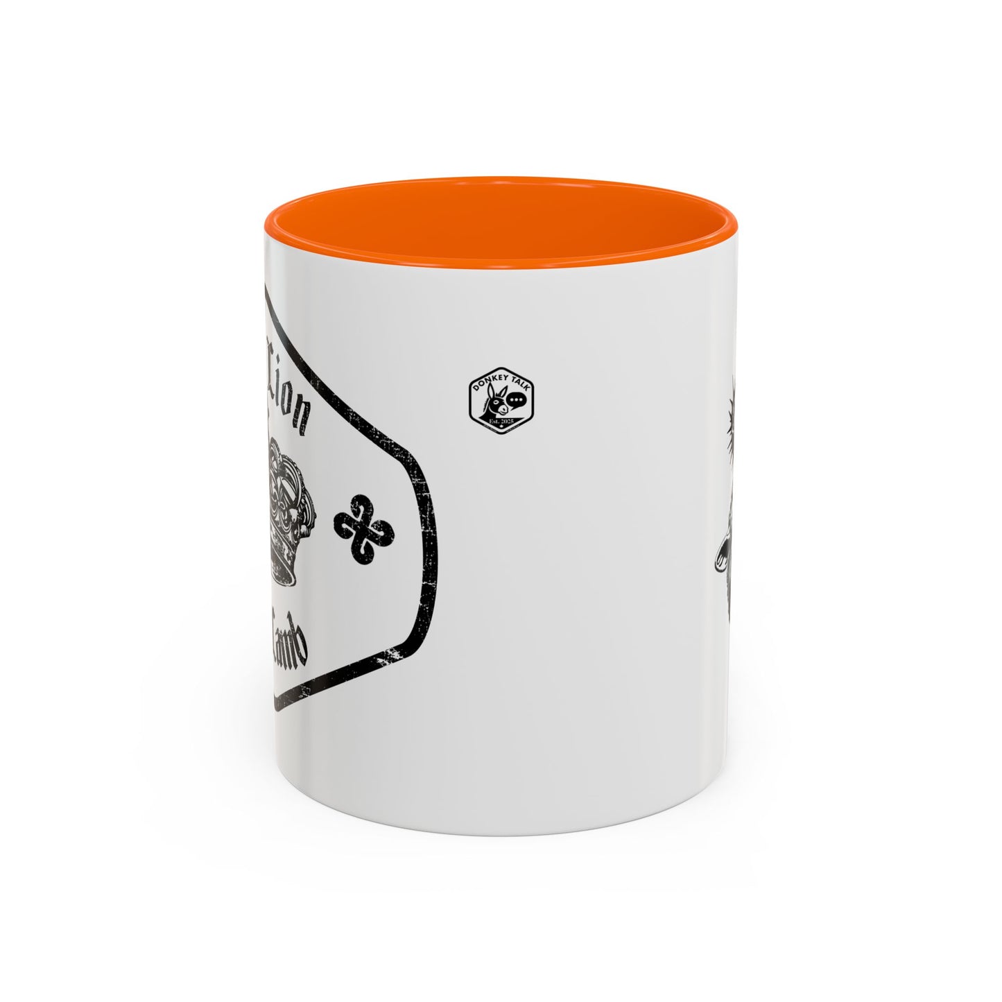 Lion & Lamb Religious Accent Coffee Mug — Crown of Thorns Christian Gift (11/15oz)