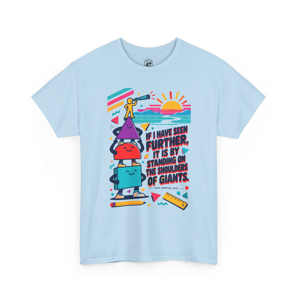 Newton Shoulders of Giants T-shirt – Donkey Talk graphic tee