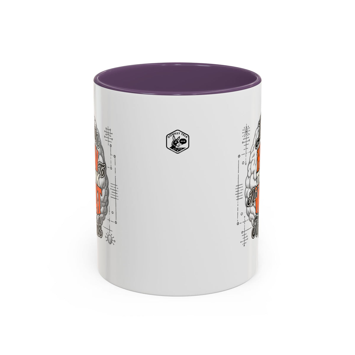 Taza de café con acento: "Aprende a pensar, no qué pensar", taza con frase inspiradora