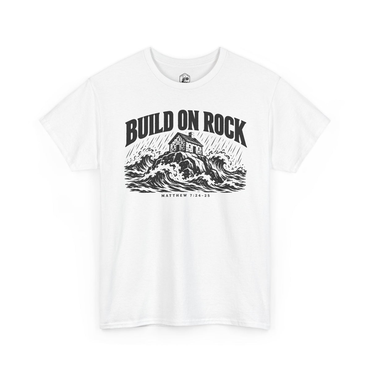 Build on Rock T-shirt – Donkey Talk graphic tee