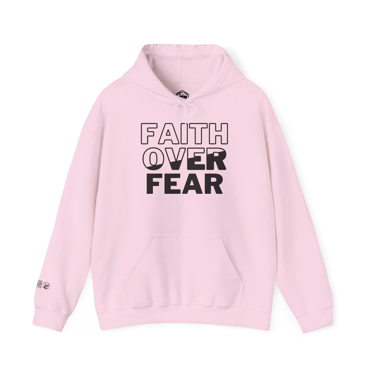 Faith Over Fear Unisex Hooded Sweatshirt | Comfortable & Inspirational Hoodie for Everyday Wear