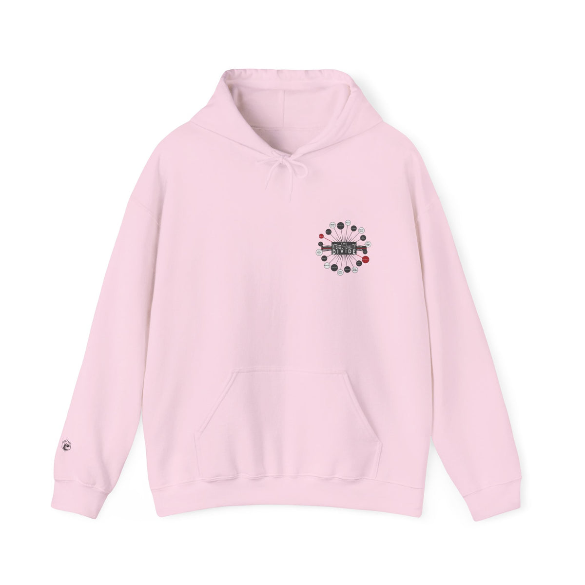 Hooded Sweatshirt - Intersectionality Divide Design | Cozy and Thought-Provoking Wear