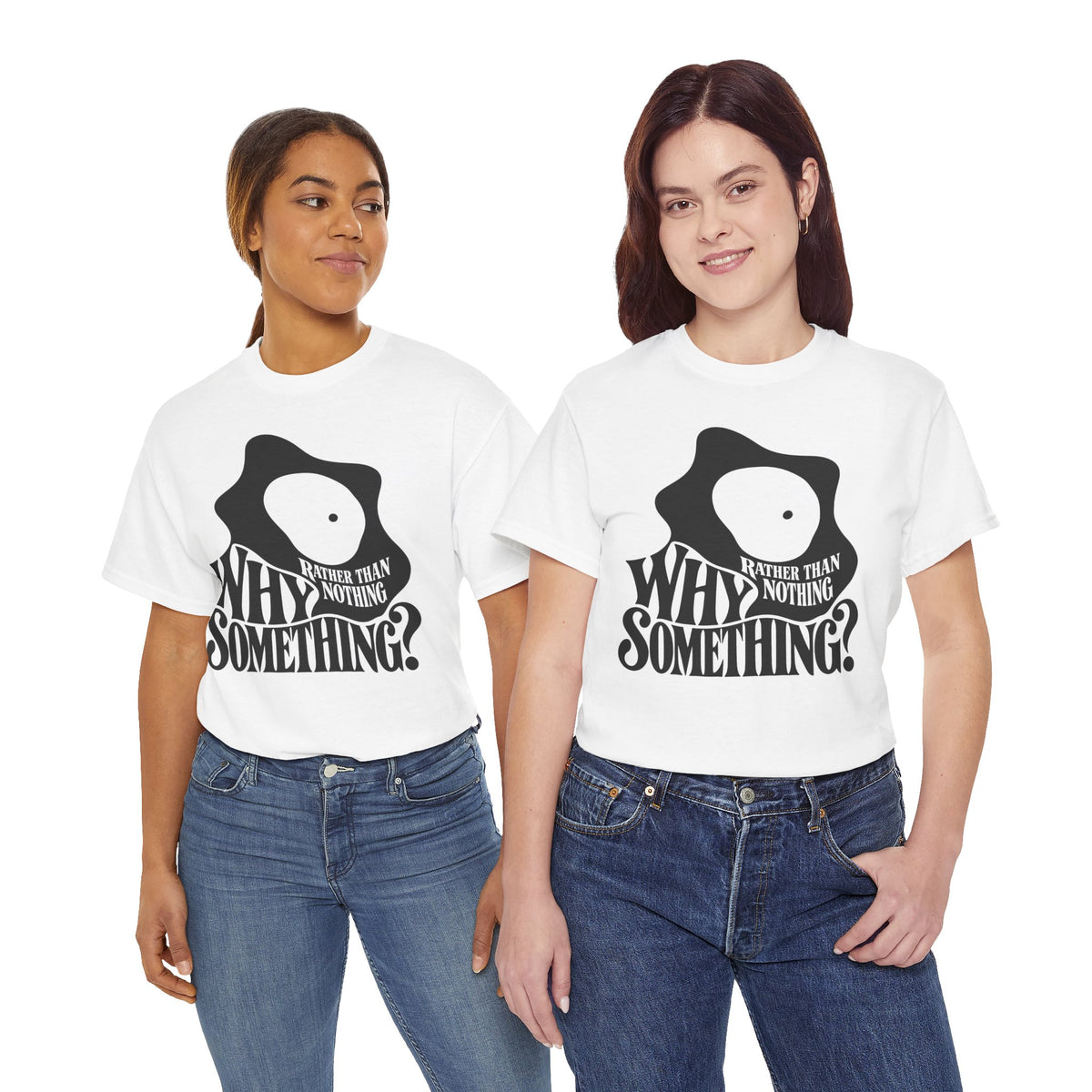 Why Something Rather Than Nothing Leibniz T-shirt – Donkey Talk graphic tee