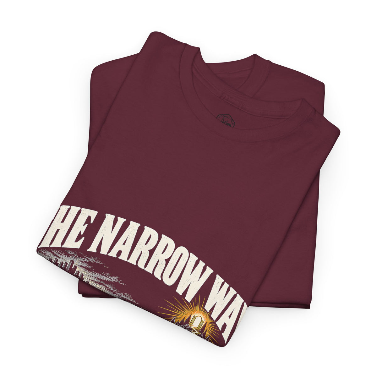 The Narrow Way T-Shirt | Matthew 7:14 Christian Graphic Tee