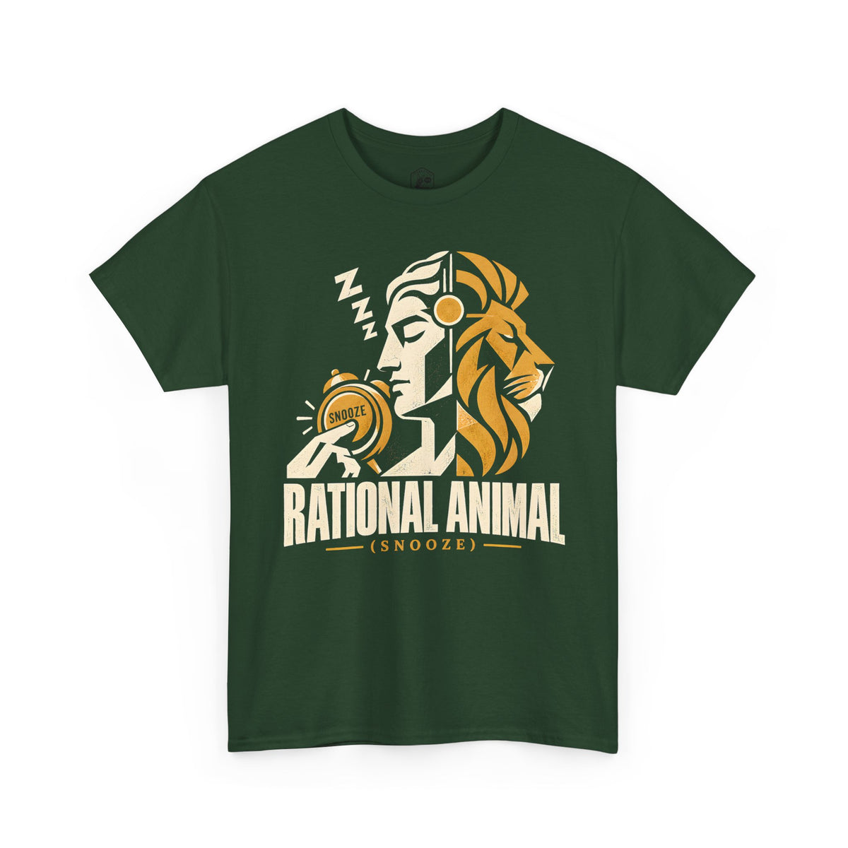 Rational Animal Snooze T-shirt – Donkey Talk graphic tee