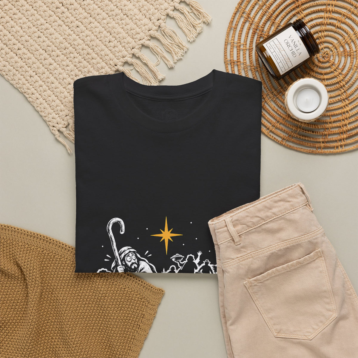 Fear Not, Even the Relatives T-Shirt | Luke 2:10 Funny Christmas Christian Tee