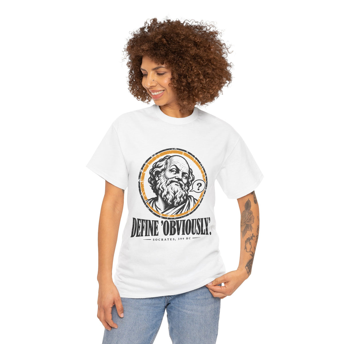 Define Obviously Socrates T-Shirt | Funny Philosophy Tee