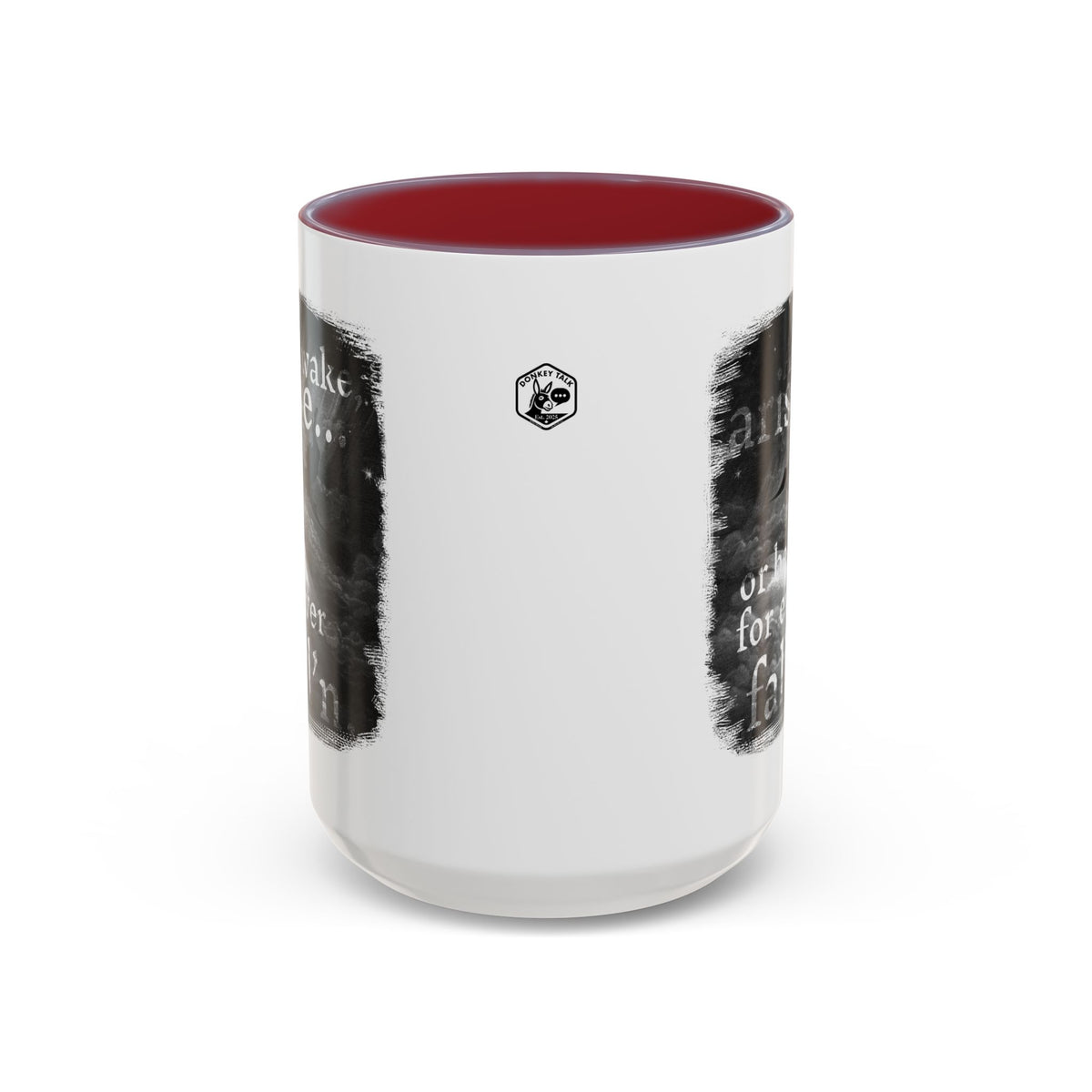 Awake Arise or Be Forever Fall'n gothic coffee mug – Donkey Talk ceramic mug
