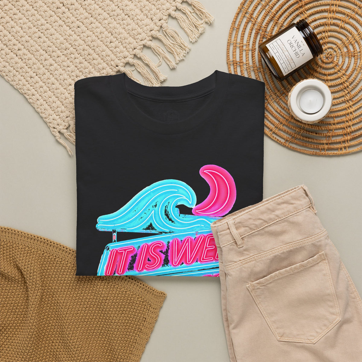 It Is Well With My Soul Neon Sign T-shirt – Donkey Talk graphic tee