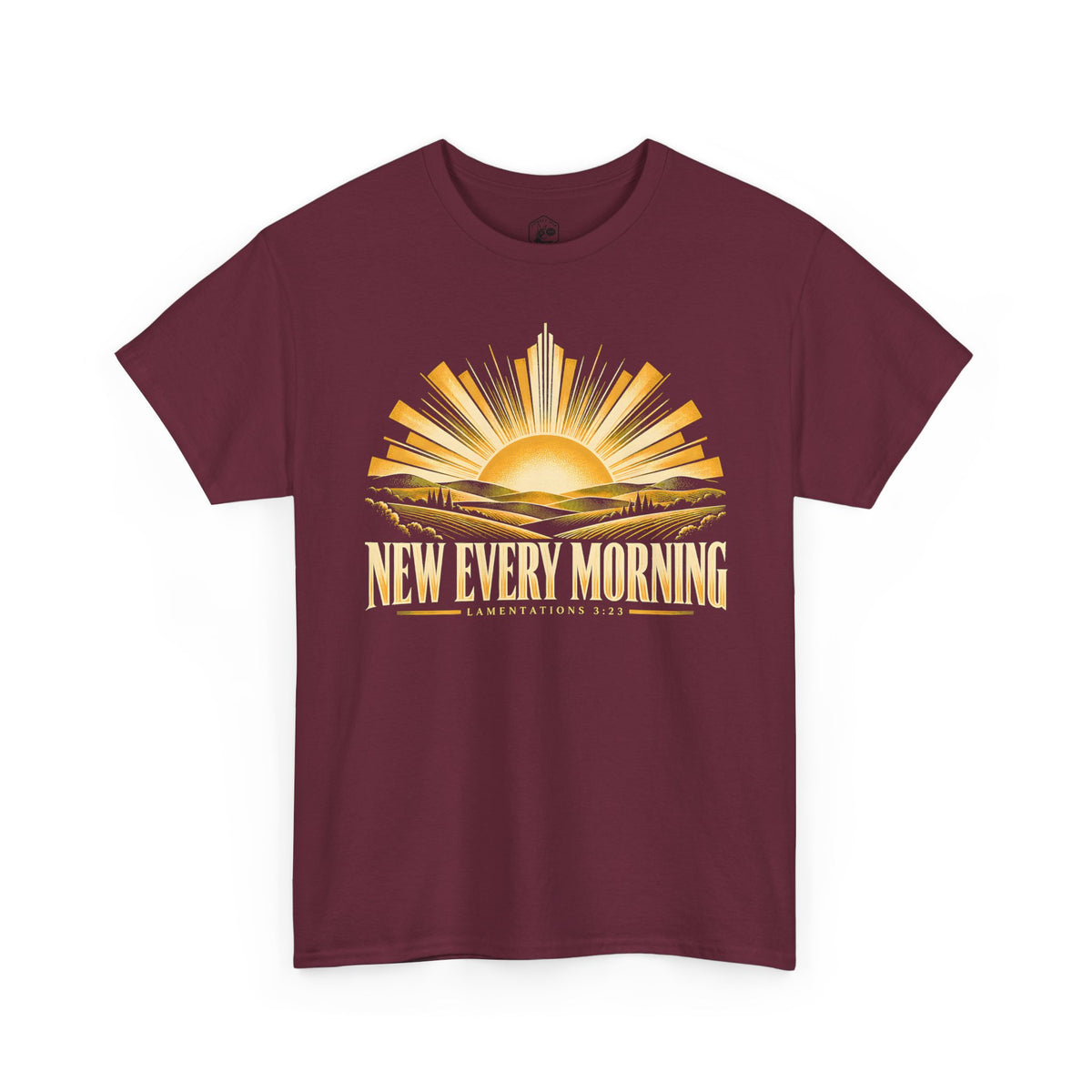 New Every Morning Lamentations 3:23 T-shirt – Donkey Talk graphic tee