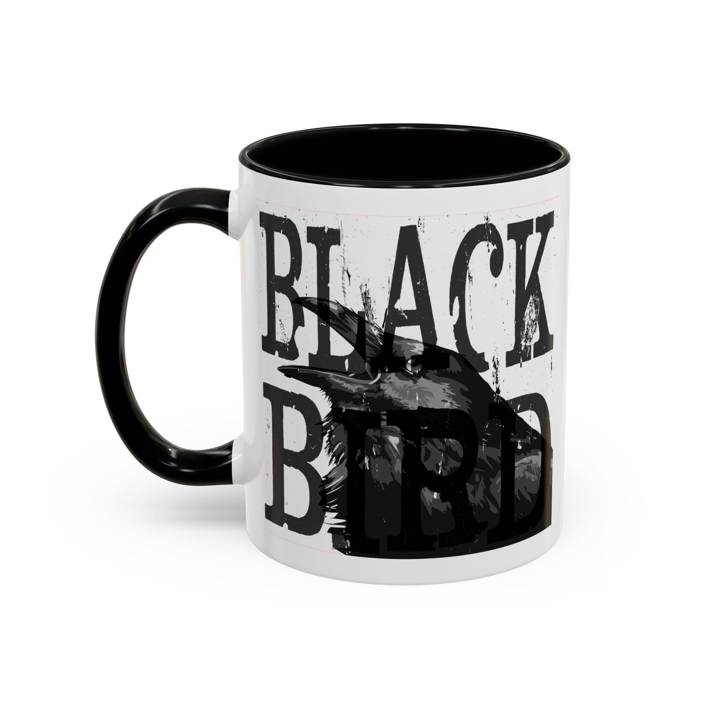 The Raven Accent Coffee Mug — Black-Trim 11/15oz