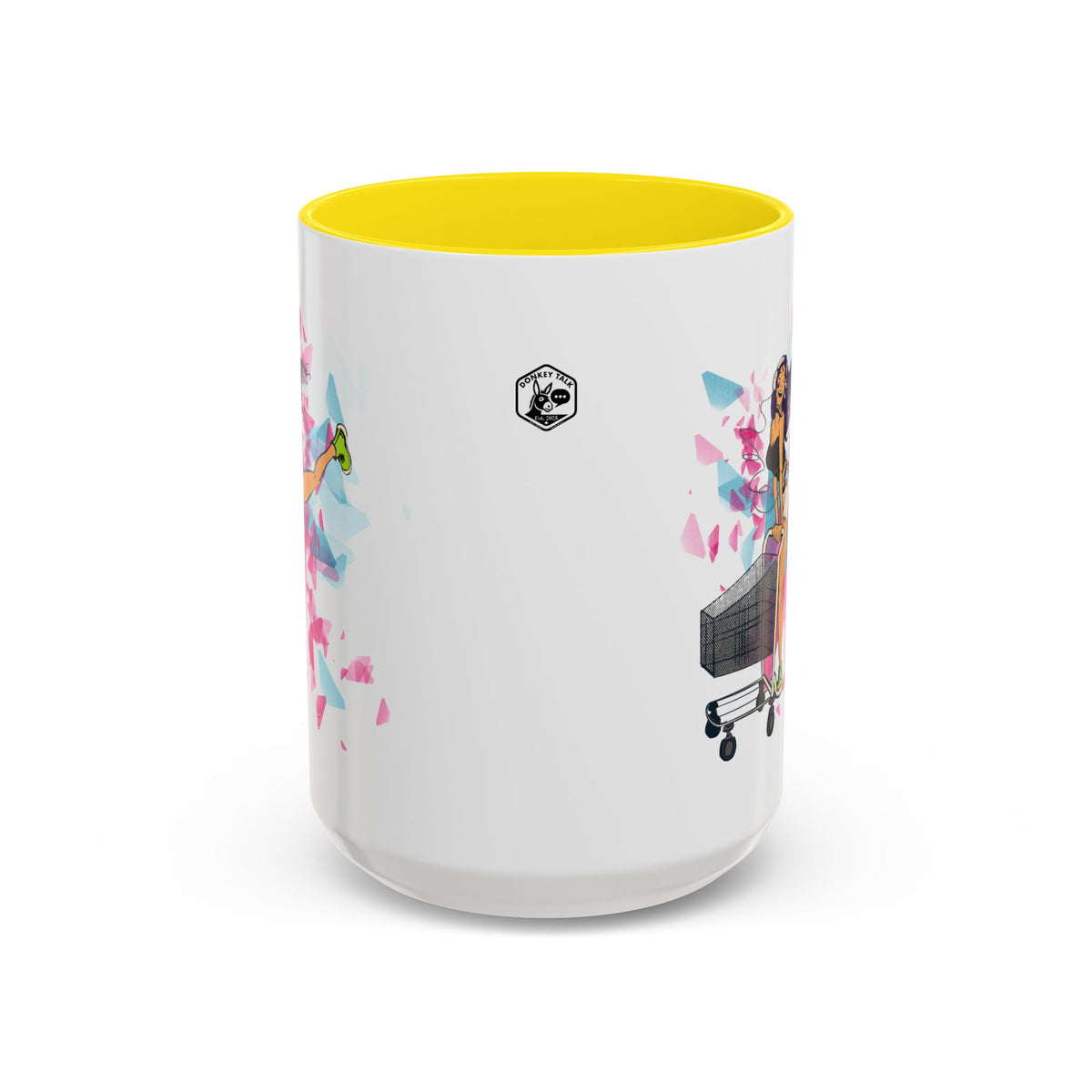 Playful Accent Coffee Mug for Fashion Lovers