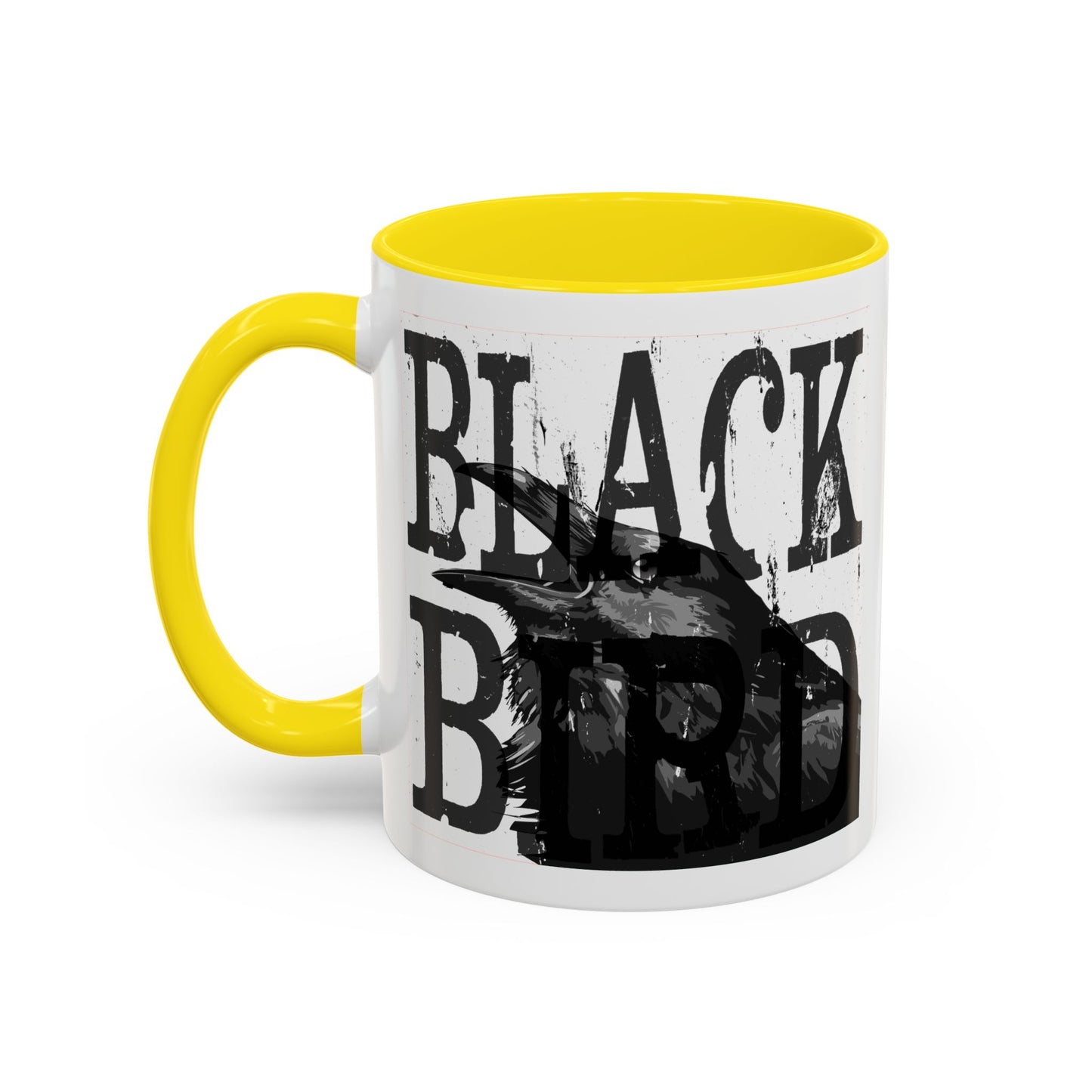 The Raven Accent Coffee Mug — Black-Trim 11/15oz