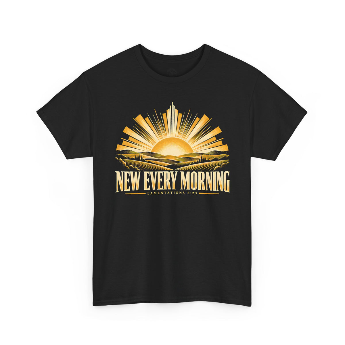 New Every Morning Lamentations 3:23 T-shirt – Donkey Talk graphic tee
