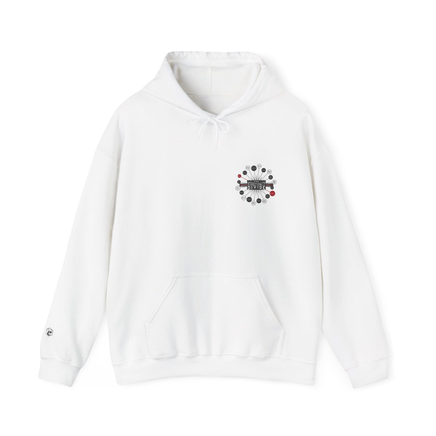 Hooded Sweatshirt - Intersectionality Divide Design | Cozy and Thought-Provoking Wear