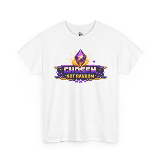 Chosen Not Random T-Shirt | Inspirational Gamer Christian Tee