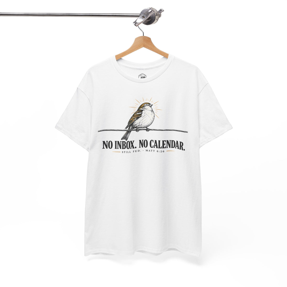No Inbox No Calendar Still Fed T-shirt – Donkey Talk graphic tee