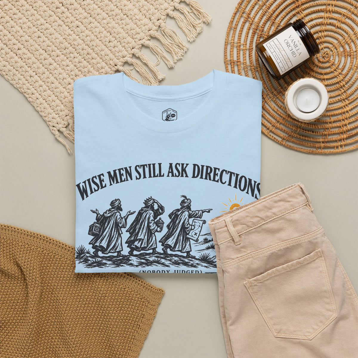 Wise Men Still Ask Directions T-shirt – Donkey Talk graphic tee