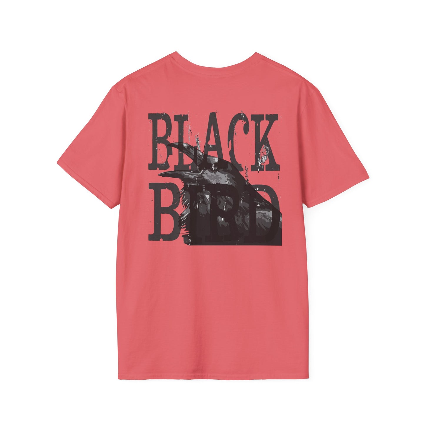 Unisex Softstyle T-Shirt with Raven Graphic - Perfect for Literary Fans