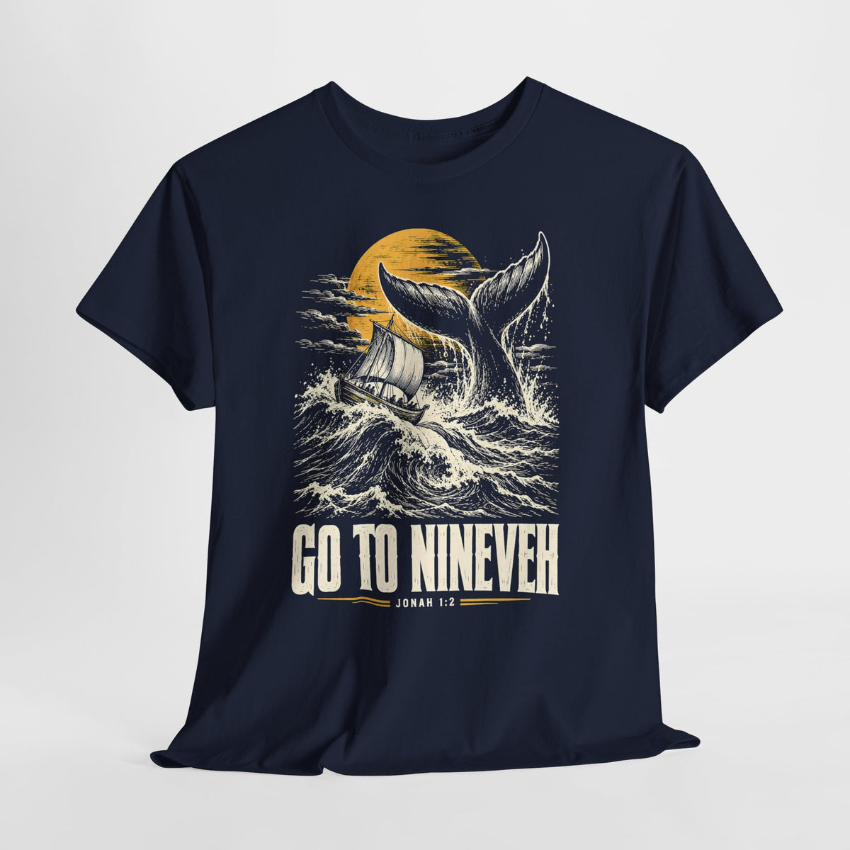 Go to Nineveh Jonah T-shirt – Donkey Talk graphic tee