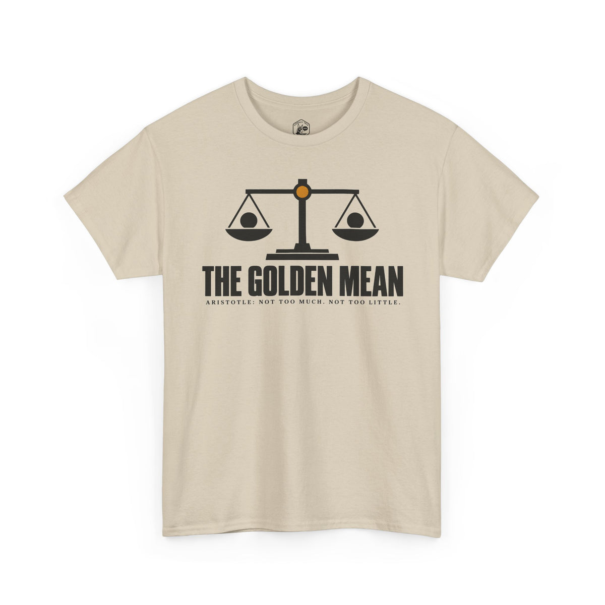 The Golden Mean Aristotle T-shirt – Donkey Talk graphic tee