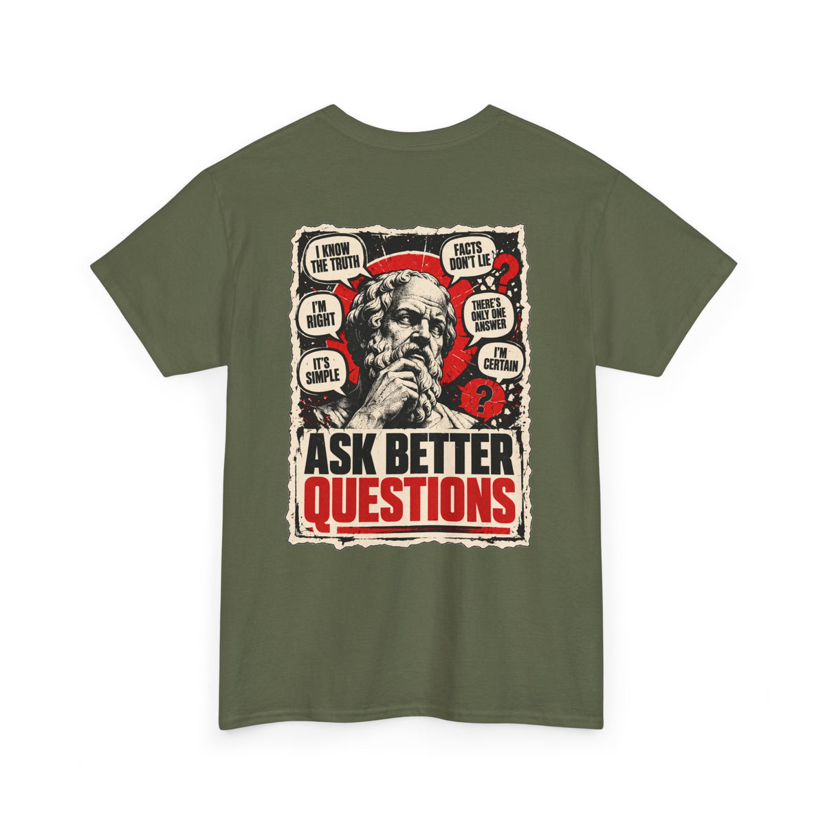Ask Better Questions T-Shirt — Socratic Method Tee