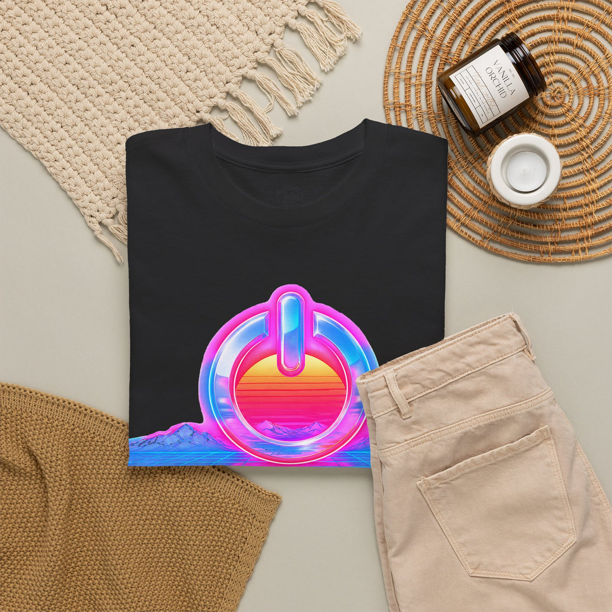 Nothing New Under the Sun Synthwave T-shirt – Donkey Talk graphic tee