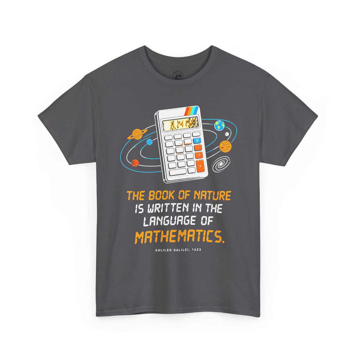 Galileo Language of Mathematics T-shirt – Donkey Talk graphic tee