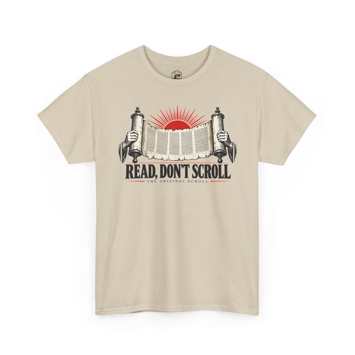 Read Don't Scroll T-shirt – Donkey Talk graphic tee