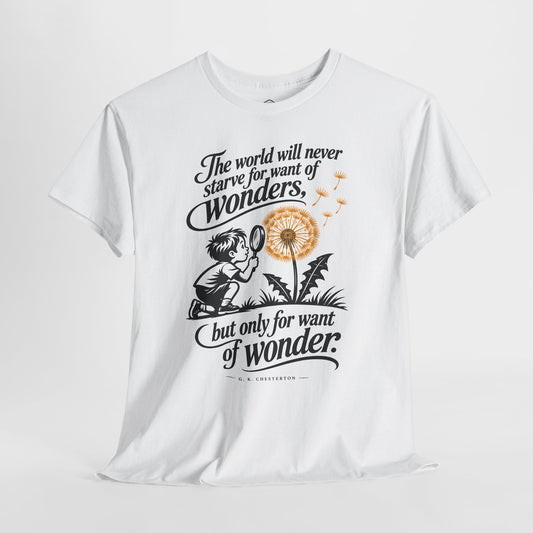 Chesterton Wonder Dandelion - Donkey Talk faith and reason unisex T-shirt