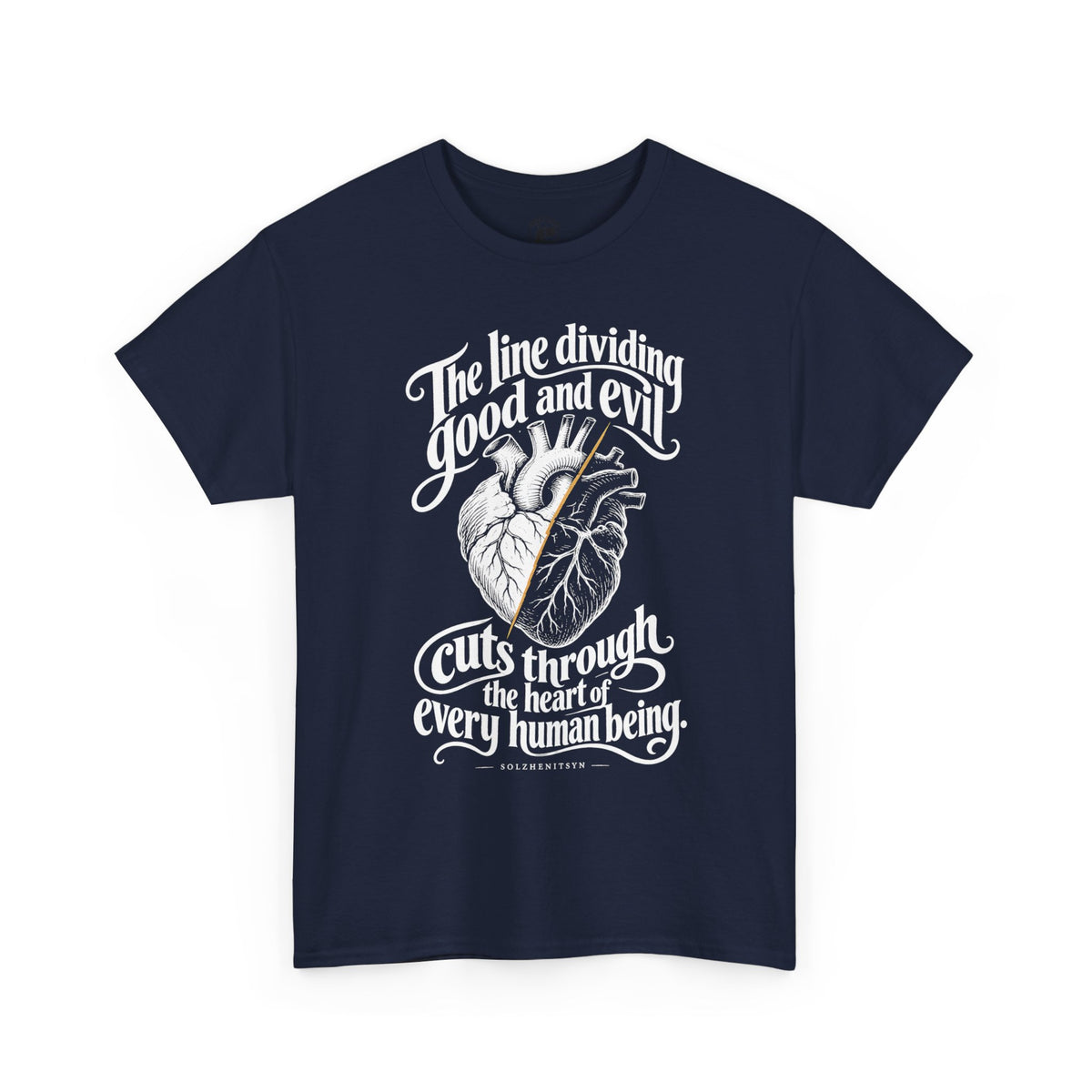 The Line Dividing Good and Evil T-shirt – Donkey Talk graphic tee