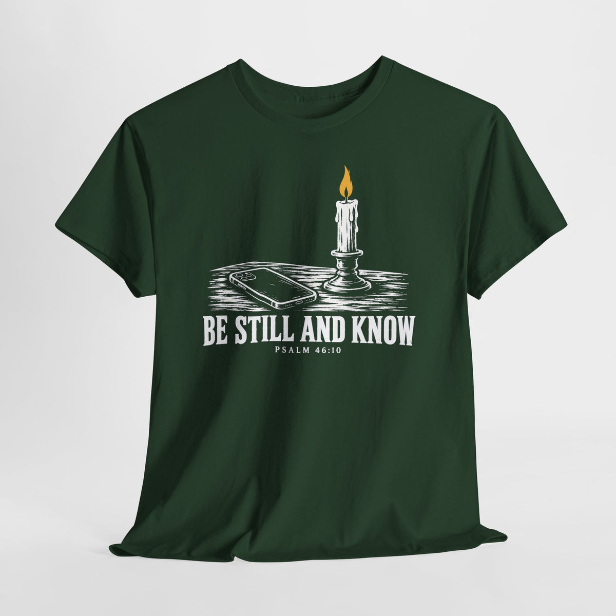Be Still and Know Psalm 46:10 T-shirt – Donkey Talk graphic tee