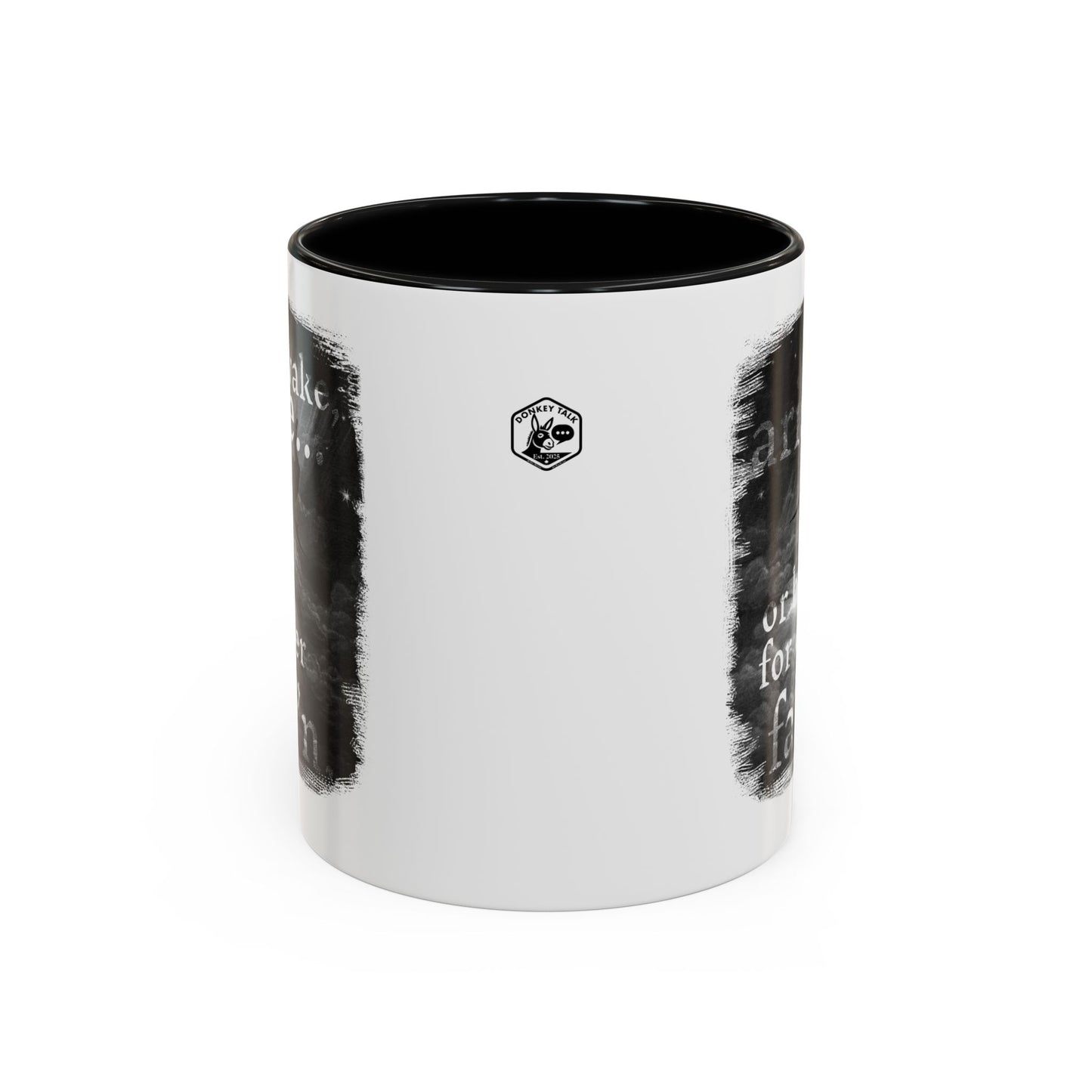 Inspirational Gothic Coffee Mug — "Awake Arise or Be Forever Fall'n" Accent Mug (11/15oz)