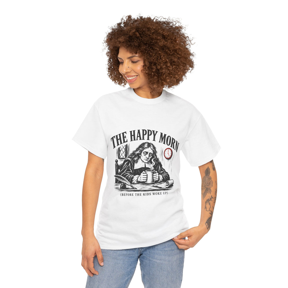 This Is the Happy Morn (Before the Kids Woke Up) T-Shirt | Funny Christmas Christian Tee