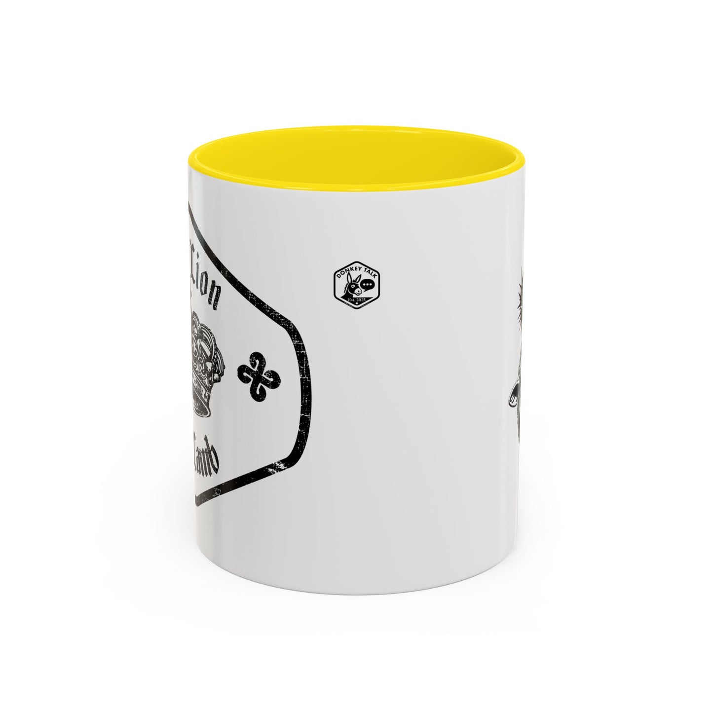 Lion & Lamb Religious Accent Coffee Mug — Crown of Thorns Christian Gift (11/15oz)
