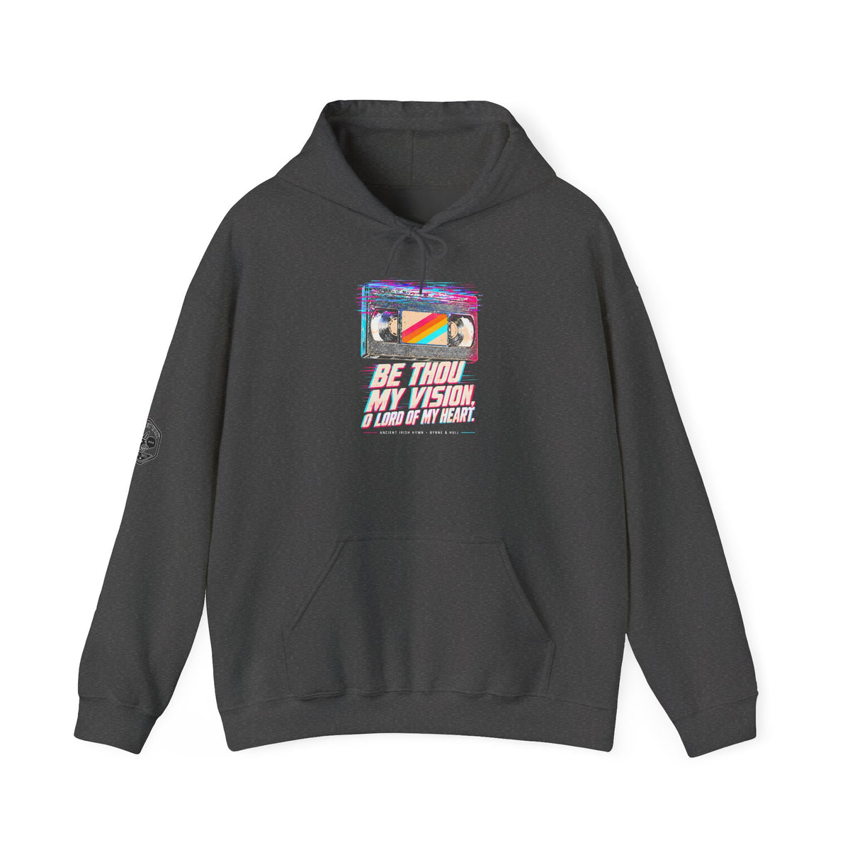 Be Thou My Vision VHS Hoodie | Ancient Irish Hymn Retro Tape Hoodie