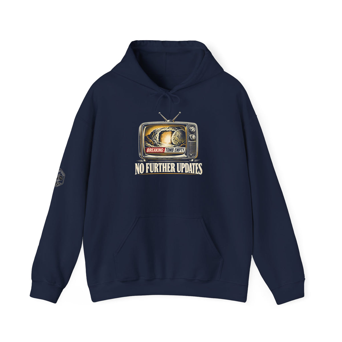 Breaking: Tomb Empty, No Further Updates Hoodie | Easter Funny Christian Hoodie
