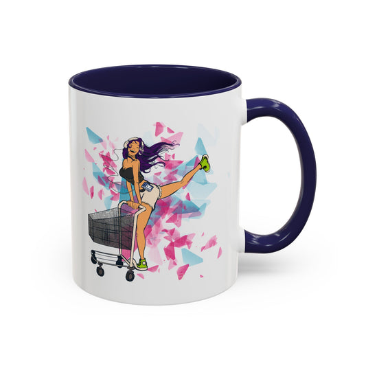 Playful Accent Coffee Mug for Fashion Lovers