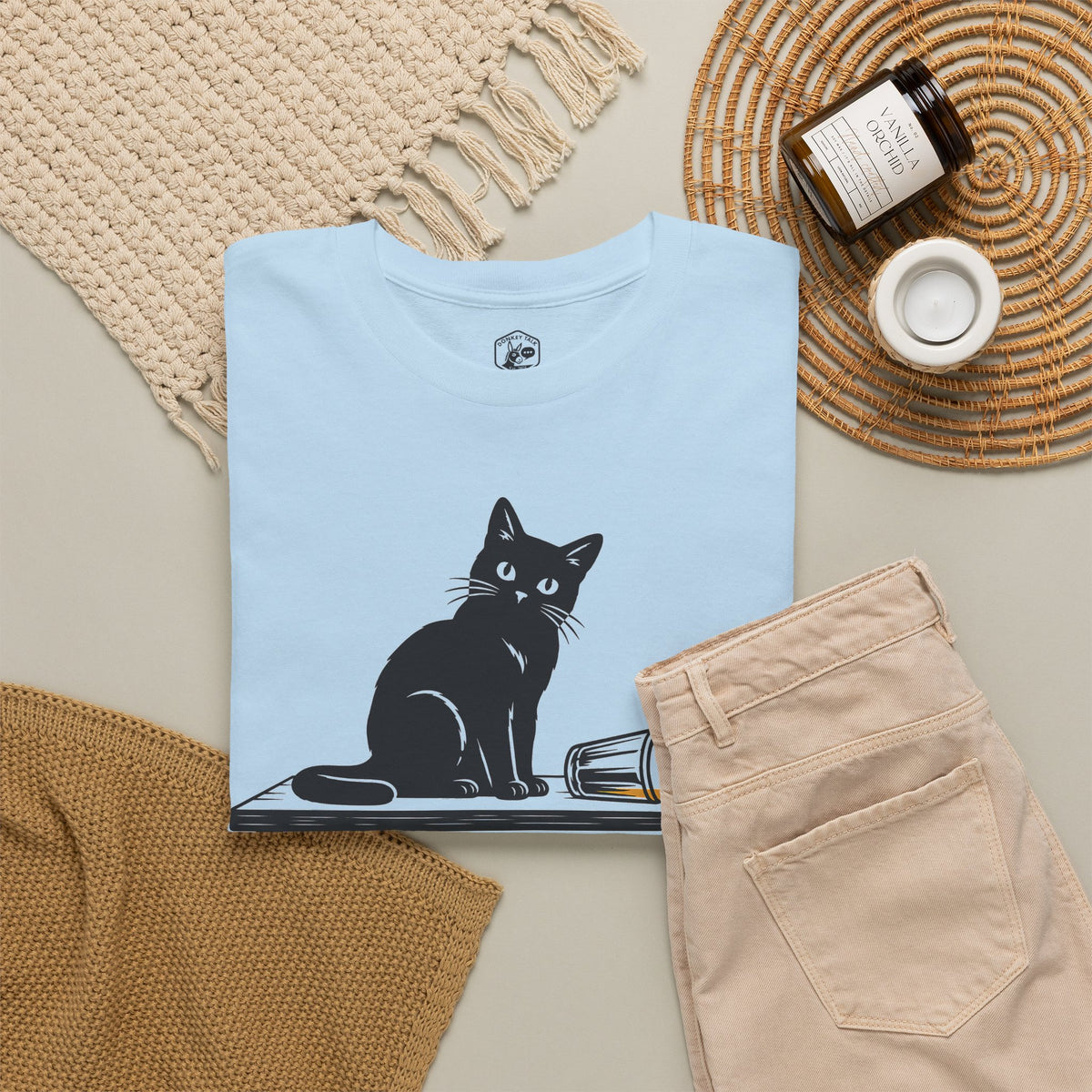 Occam's Razor It Was the Cat T-shirt – Donkey Talk graphic tee