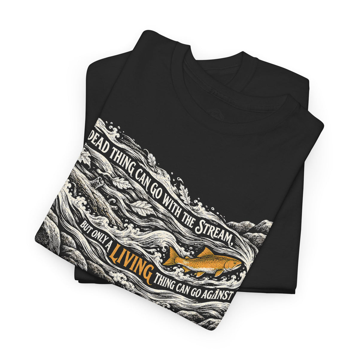 Chesterton Rapids Go Against the Stream T-shirt – Donkey Talk graphic tee