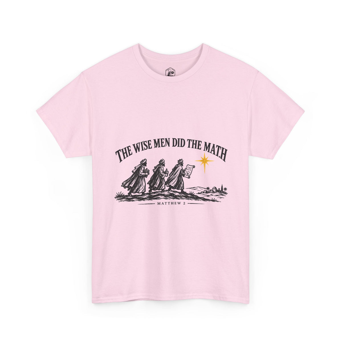 The Wise Men Did the Math T-Shirt | Matthew 2 Christian Christmas Graphic Tee
