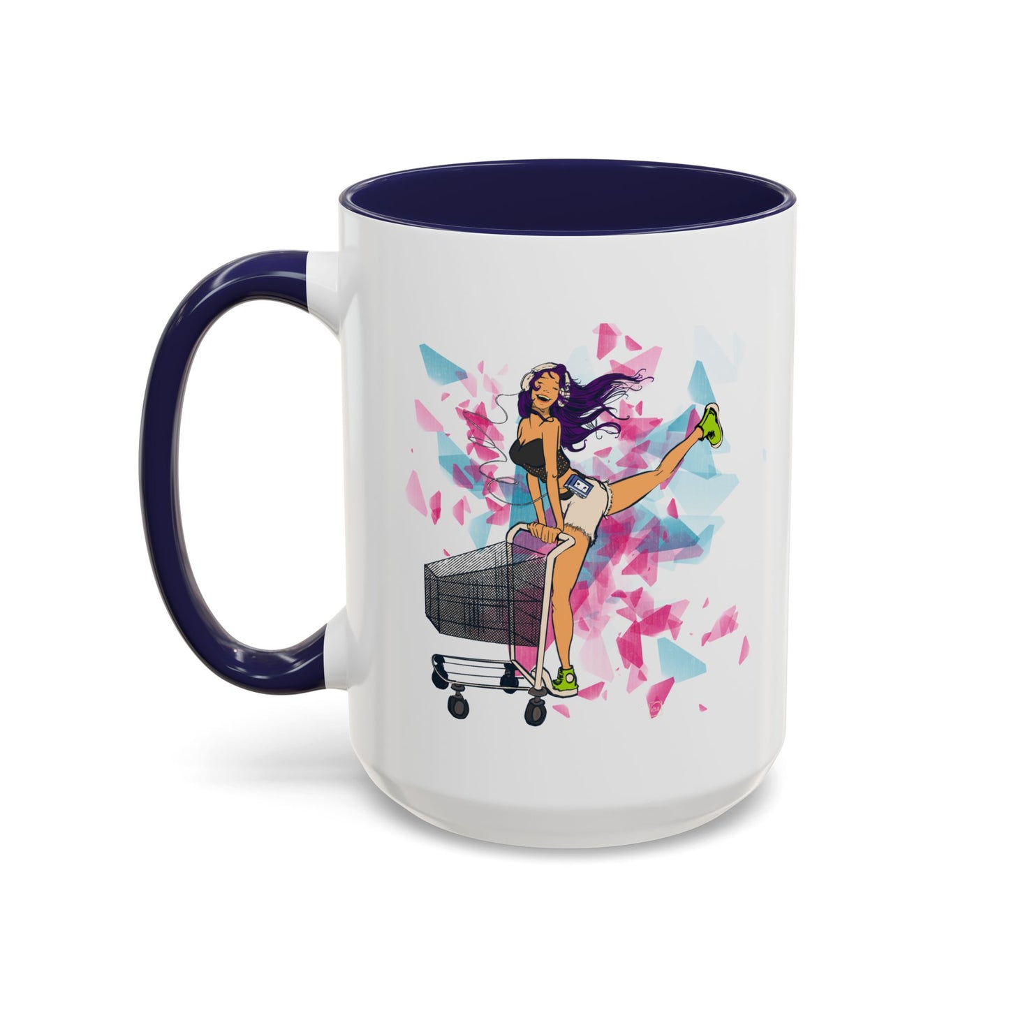 Playful Accent Coffee Mug for Fashion Lovers