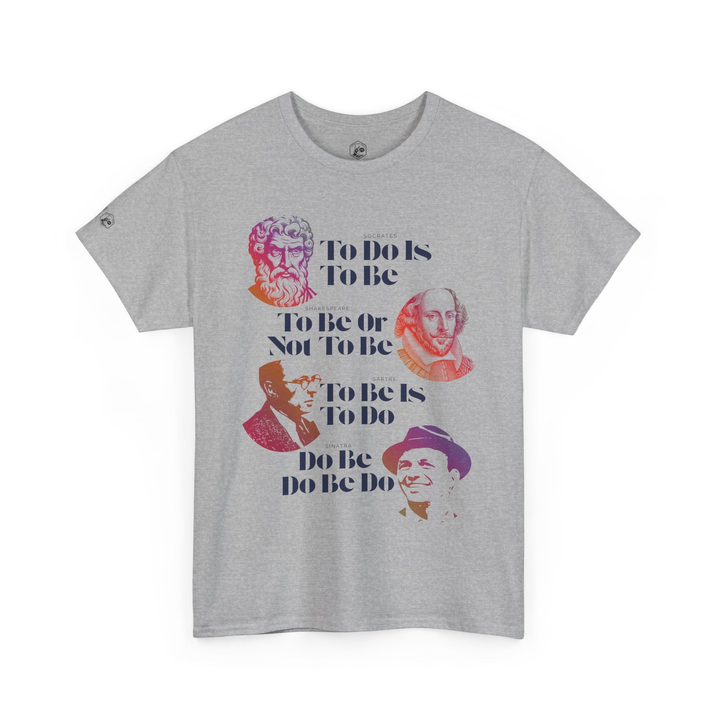 Philosopher Quotes Unisex Heavy Cotton Tee