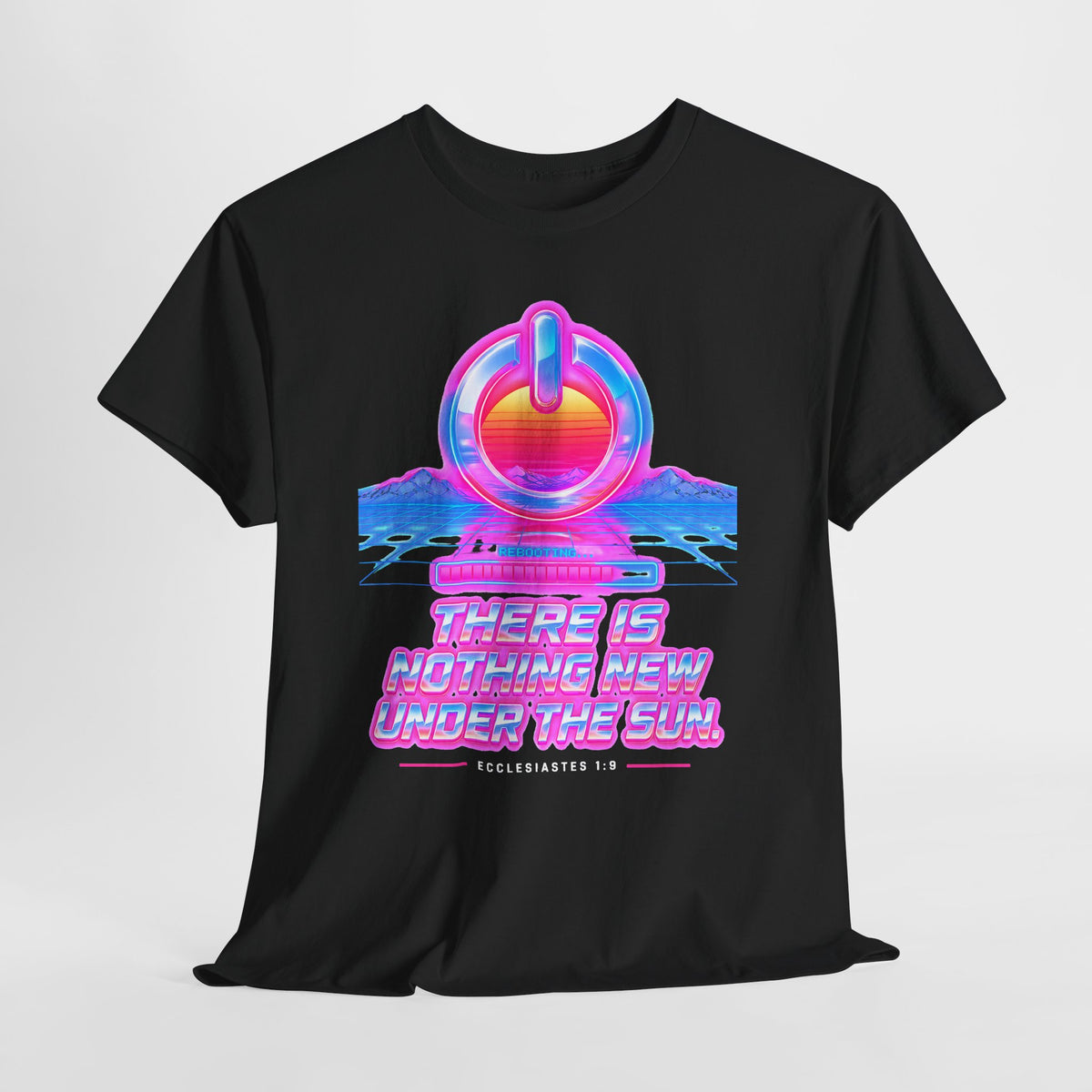 Nothing New Under the Sun Synthwave T-shirt – Donkey Talk graphic tee
