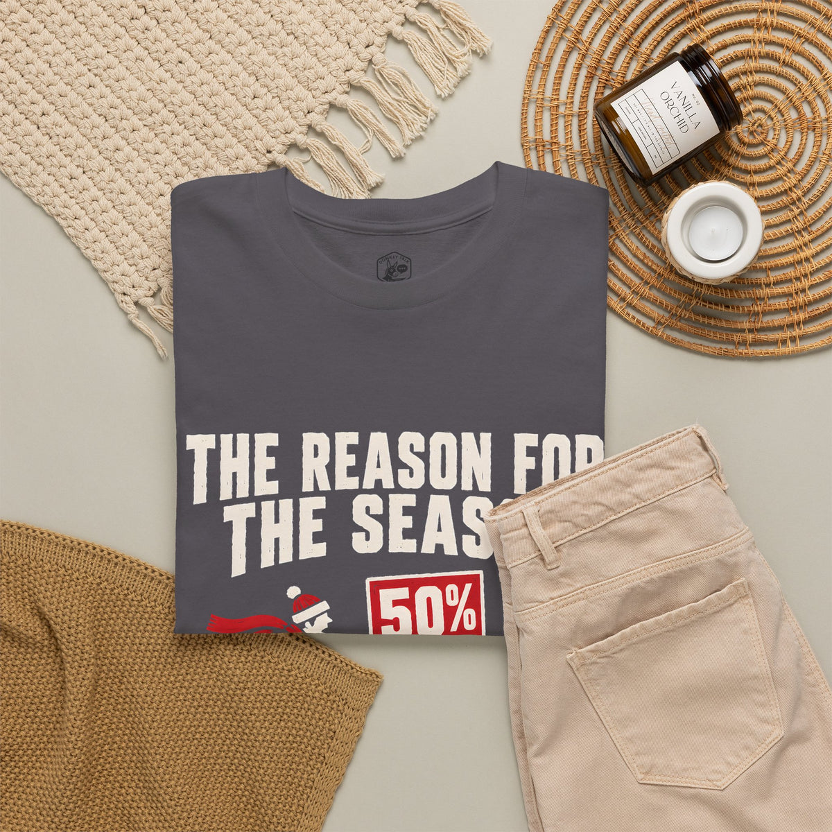 The Reason for the Season Isn't on Sale T-Shirt | Funny Christian Christmas Tee