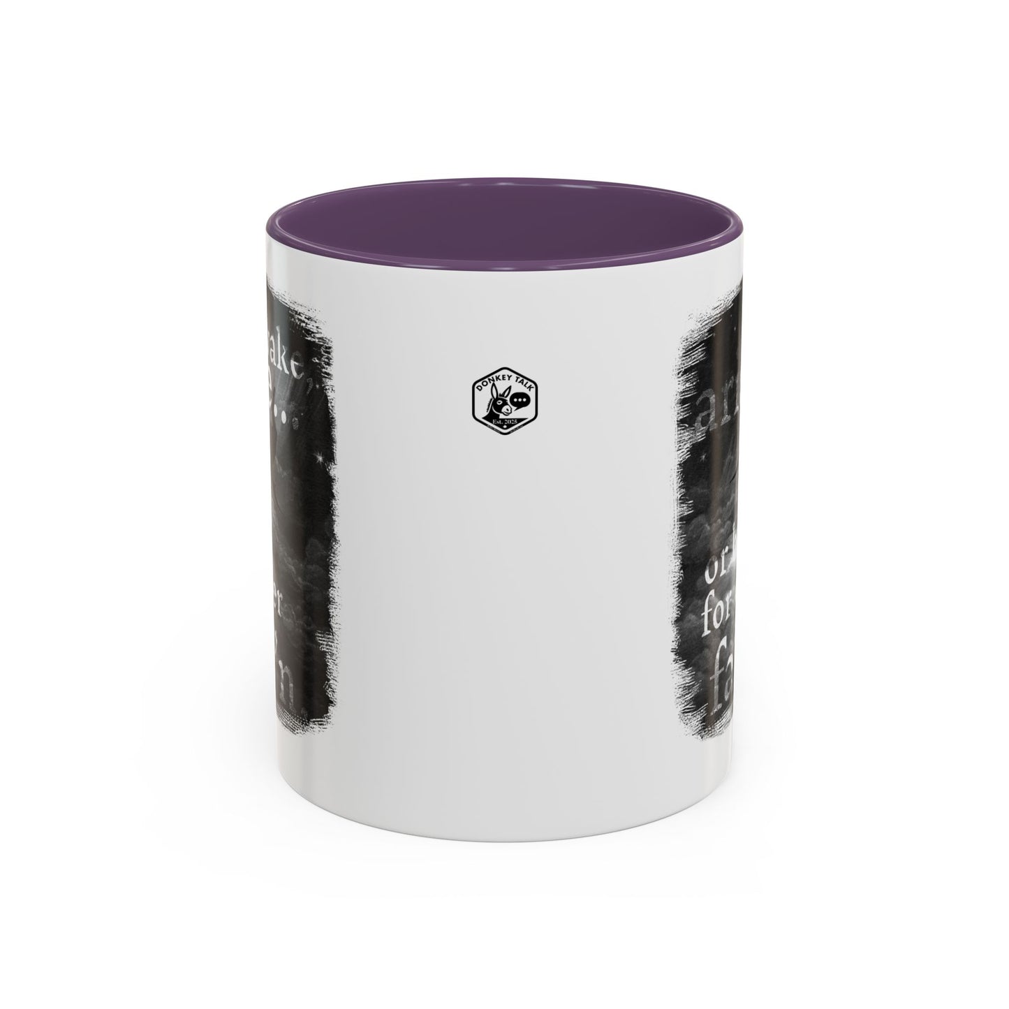 Inspirational Gothic Coffee Mug — "Awake Arise or Be Forever Fall'n" Accent Mug (11/15oz)
