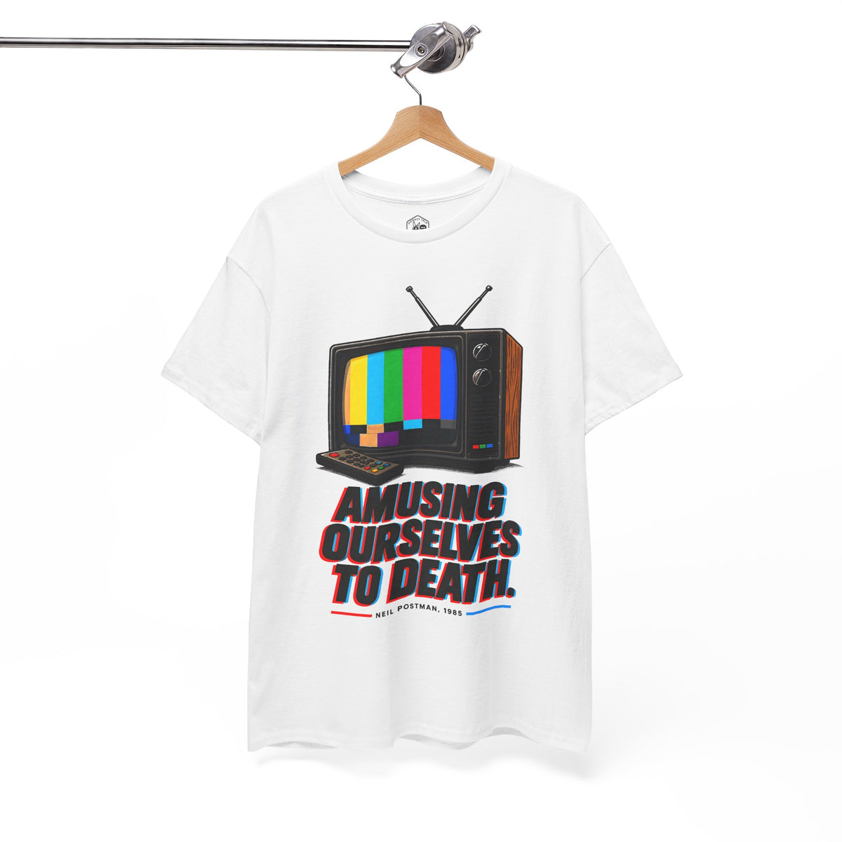 Amusing Ourselves to Death T-shirt – Donkey Talk graphic tee
